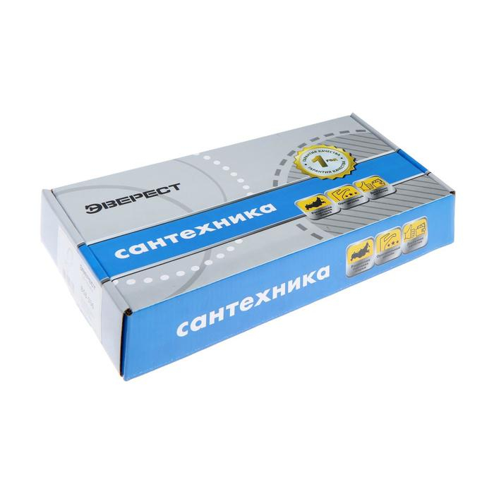 Cмеситель для кухни Cмеситель для кухни "Эверест" B58-336, двухвентильный, гибкий излив, на гайке, хром