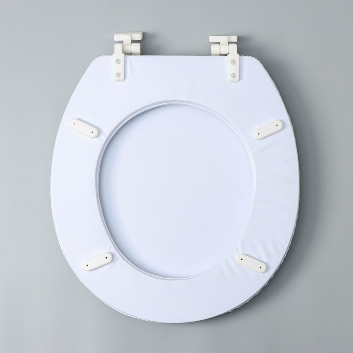 Сиденье для унитаза с крышкой Доляна «Морские жители», 40×37 см, мягкое Сиденье для унитаза с крышкой Доляна «Морские жители», 40×37 см, мягкое