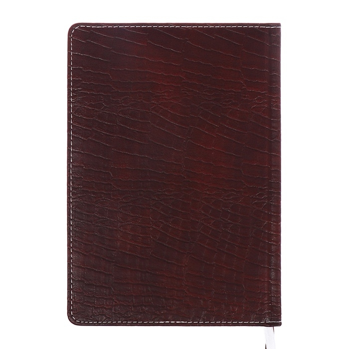 Ежедневник датированный 2024 года, А5, 176 листов, Attomex.Croco, обложка искусственная кожа, ляссе, блок 70 г/м2, коричневый Ежедневник датированный 2024 года, А5, 176 листов, Attomex.Croco, обложка искусственная кожа, ляссе, блок 70 г/м2, коричневый