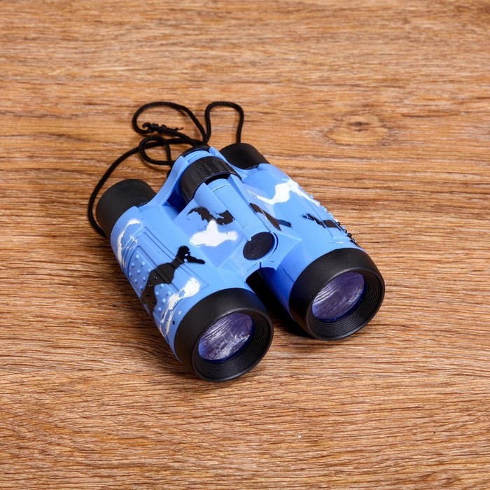 Бинокль 4х, детский, пластик, резина, микс, 10х11 см Бинокль 4х, детский, пластик, резина, микс, 10х11 см