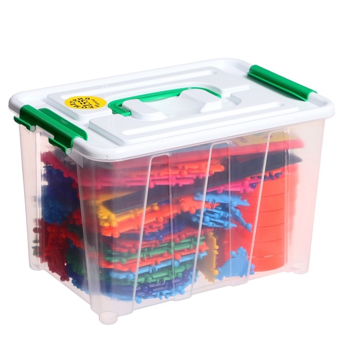 Конструктор ТИКО «Геометрия», 155 деталей, 6 колёс Конструктор ТИКО «Геометрия», 155 деталей, 6 колёс