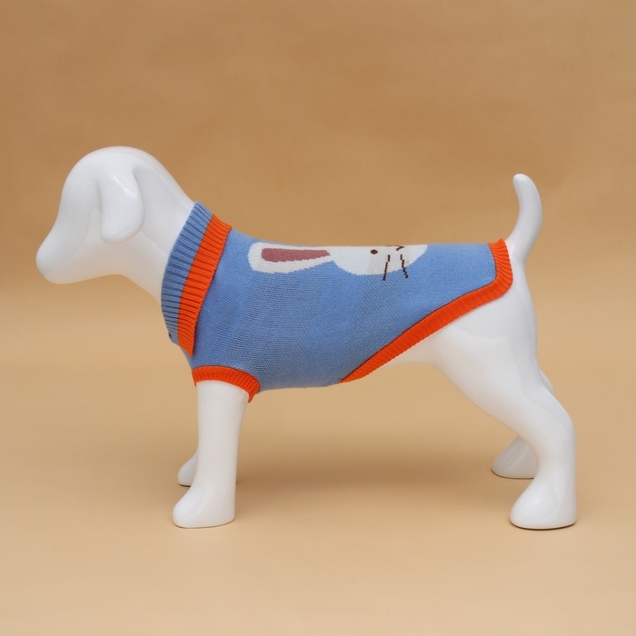 Свитер  Свитер "Зайка", L (ДС 29, ОШ 29, ОГ 29-49 см)