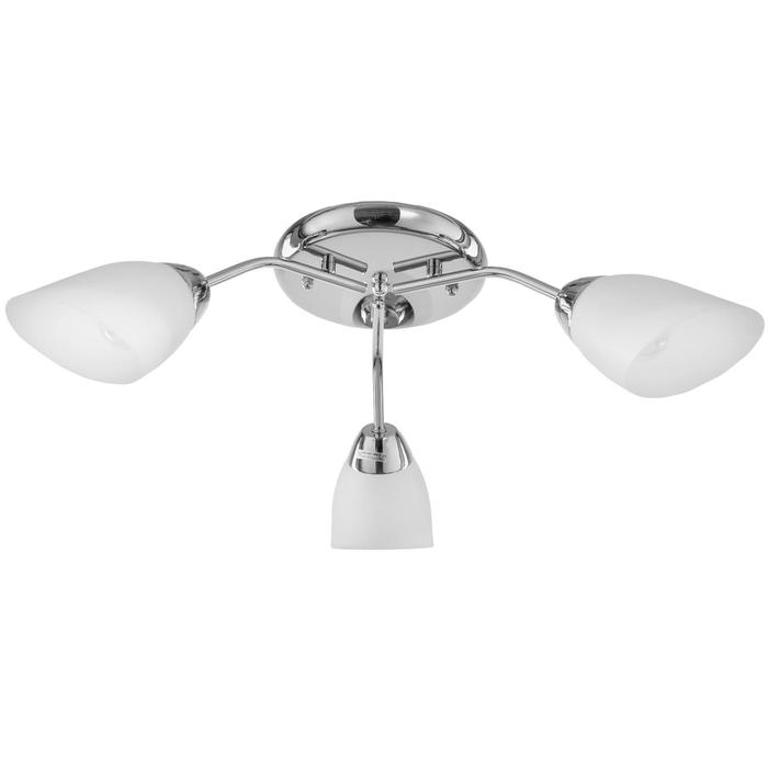 Люстра Люстра "Агнес" 3 лампы E27 15Вт хром 60х60х17см