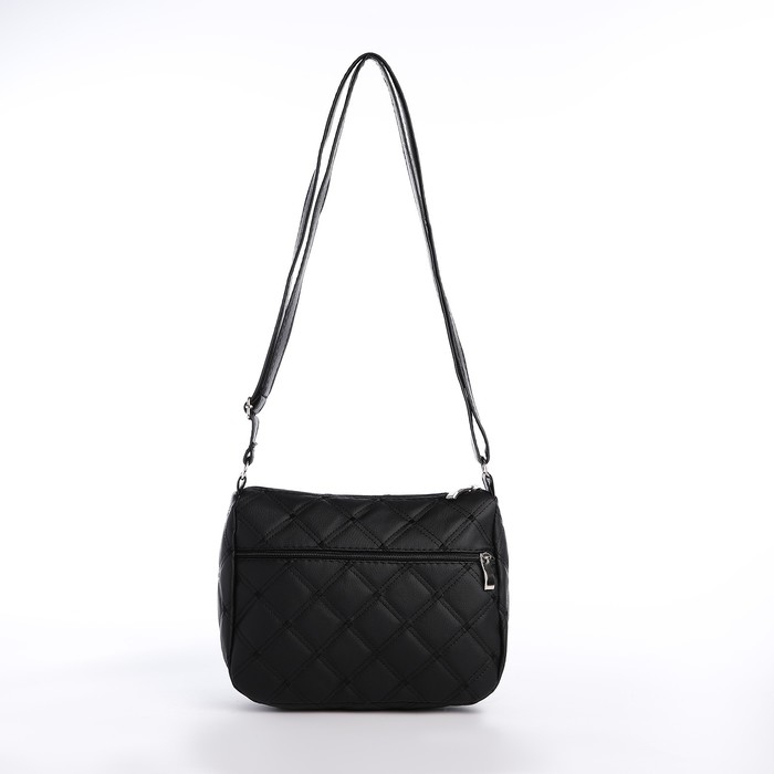 Сумка кросс-боди на молнии, цвет чёрный Сумка кросс-боди на молнии, цвет чёрный