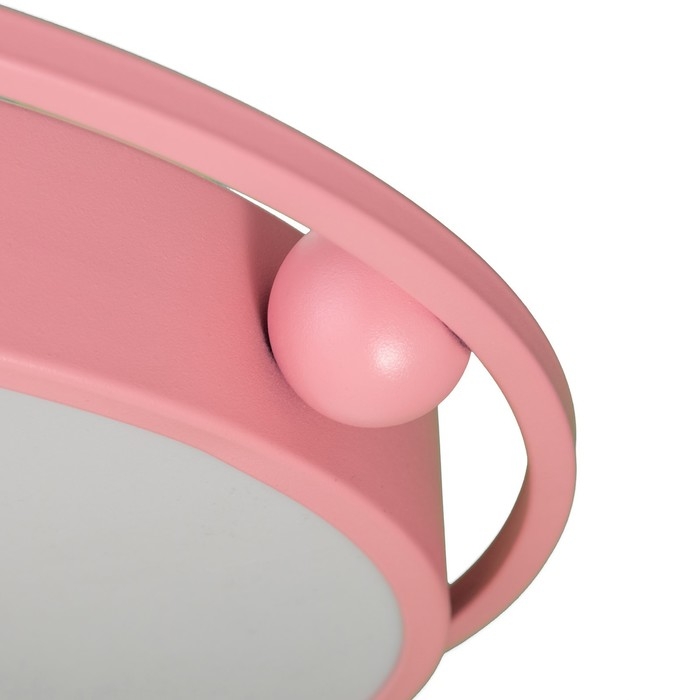 Люстра с ПДУ Люстра с ПДУ "Ритмо" LED 90Вт 3000-6000К розовый 50х54х5,5 см BayerLux