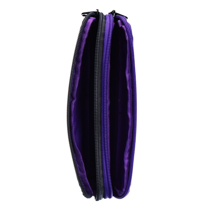 Пенал мягкий, 2 отделения, объёмный, 90 х 220 х 40 мм, Stavia Пенал мягкий, 2 отделения, объёмный, 90 х 220 х 40 мм, Stavia "Кошка космос" серый 86202