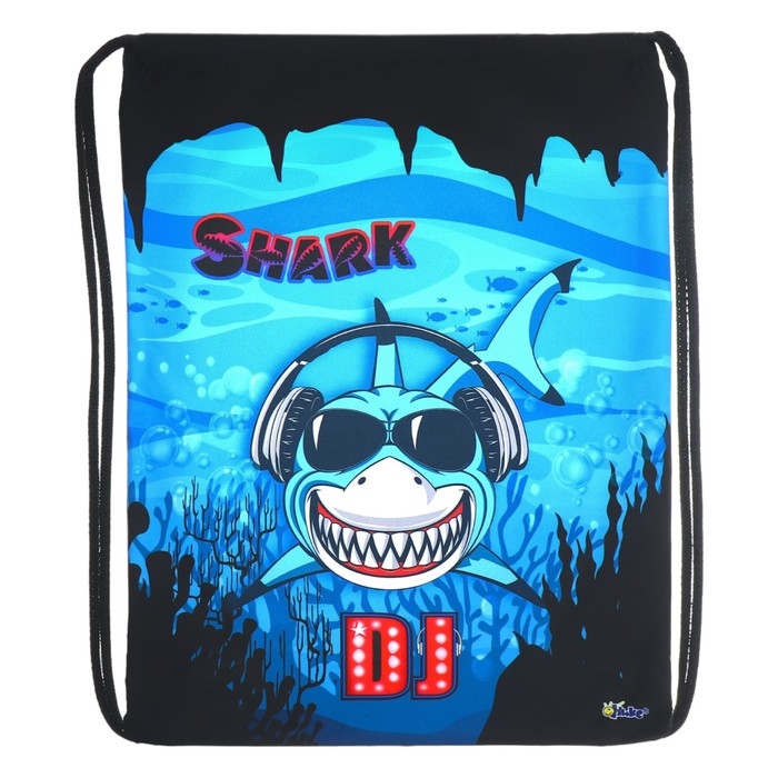 Мешок для обуви 420 х 330 мм, Оникс МО-20,  Мешок для обуви 420 х 330 мм, Оникс МО-20, "Акула DJ"