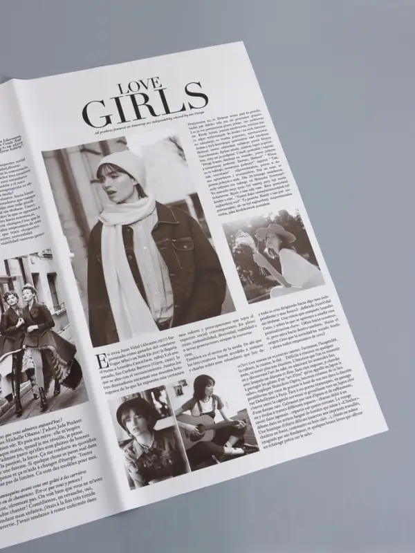 Пленка флористическая "Газета моды" 65мкм, серая, 50х57 &plusmn;1см