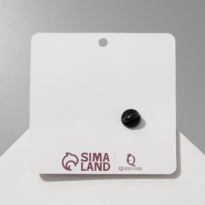 Значок Значок "Лягушка" презрительная, цвет зелёный в чёрном металле