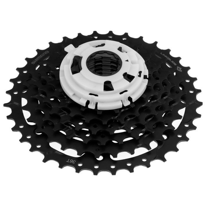 Кассета Shimano CUES CS-LG300-9, 9 скоростей, 11-36 Кассета Shimano CUES CS-LG300-9, 9 скоростей, 11-36