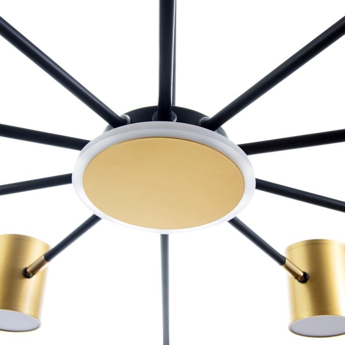 Люстра Люстра "Артеко" 10хLED 190Вт 3000-6000К серо-золотой 104х104х31 см BayerLux