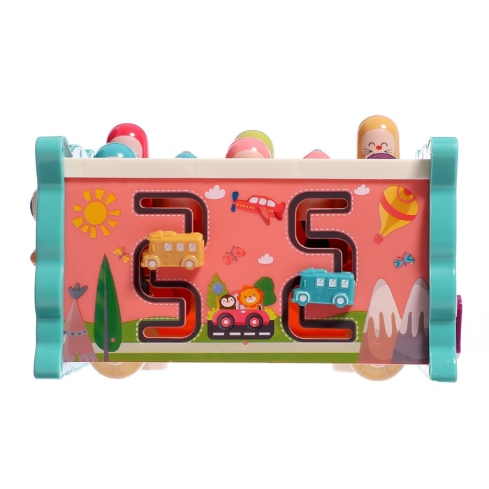 Развивающая игрушка «Бизи бокс», цвета МИКС Развивающая игрушка «Бизи бокс», цвета МИКС