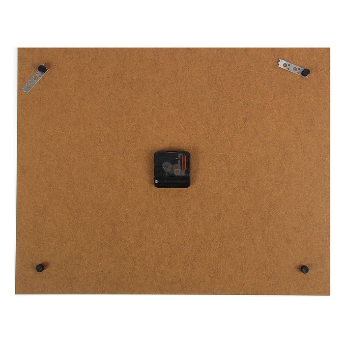 Часы-картина настенные, интерьерные "Абрикосы с цветами", бесшумные, 25 х 20 см