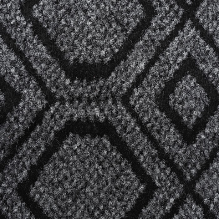 Коврик придверный полукруглый Доляна «Меандр», 45×75 см, цвет серебряный Коврик придверный полукруглый Доляна «Меандр», 45×75 см, цвет серебряный