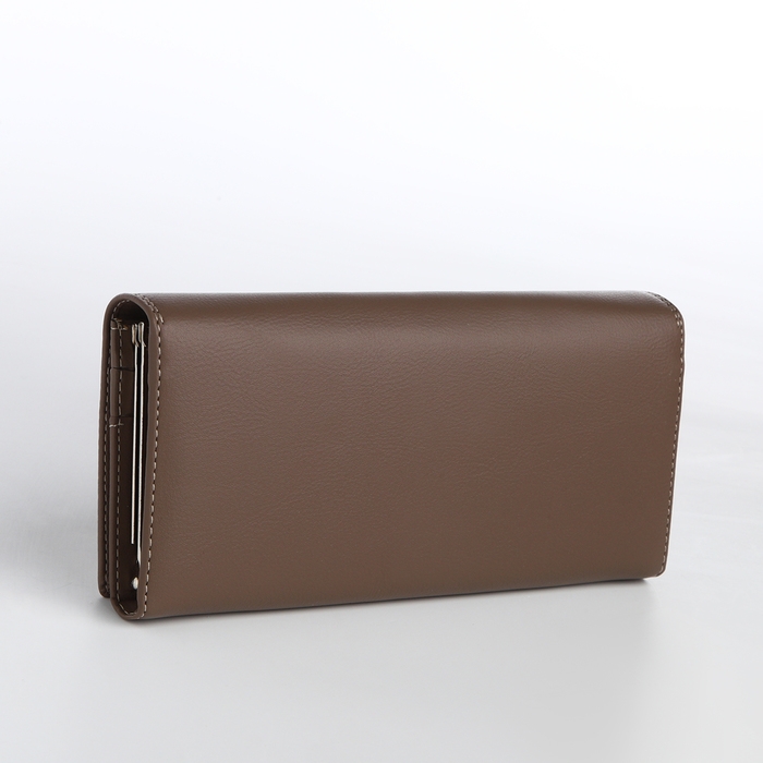 Кошелёк женский на магните, цвет коричневый Кошелёк женский на магните, цвет коричневый