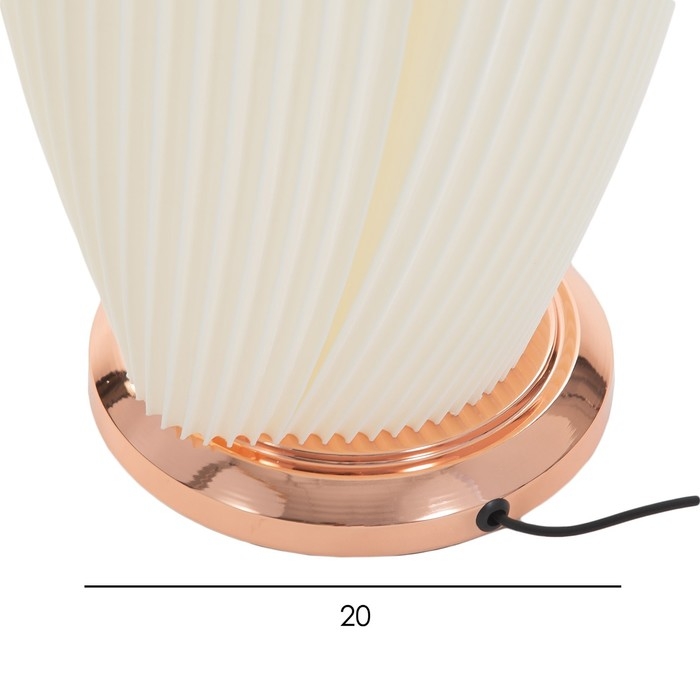 Торшер "Марокко" 30Вт 6000К белый 38х38х154см