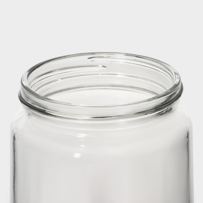 Банка стеклянная для сыпучих продуктов с металлической крышкой «Вока», 1,5 л Банка стеклянная для сыпучих продуктов с металлической крышкой «Вока», 1,5 л