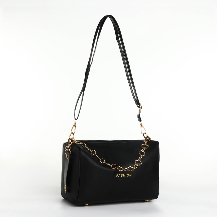 Сумка кросс-боди на молнии, цвет чёрный Сумка кросс-боди на молнии, цвет чёрный