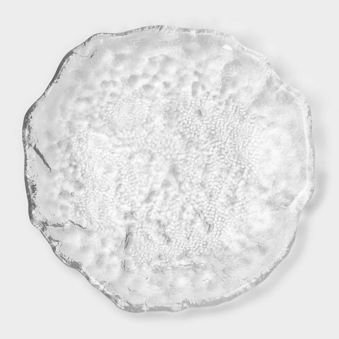 Блюдо для подачи стеклянное «Рифальтаро», d=14,5 см, 14,5×1,7 см