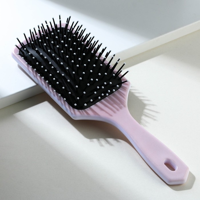 Массажная расчёска прямоугольная &laquo;Расческа красотки&raquo;, 23.4 х 7.6 см, BEAUTY FOX