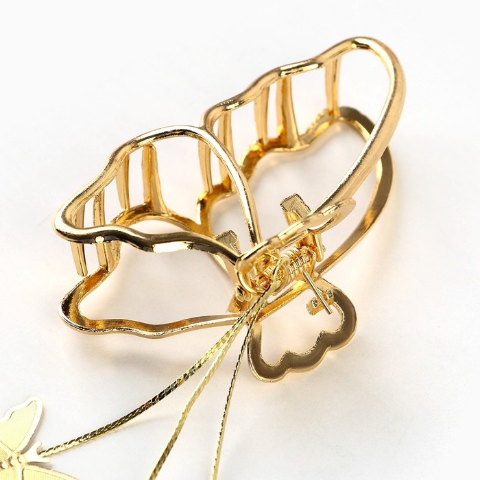 Краб для волос с цепочкой «Нежная как цветок», 12 х 6 х 3 см Краб для волос с цепочкой «Нежная как цветок», 12 х 6 х 3 см