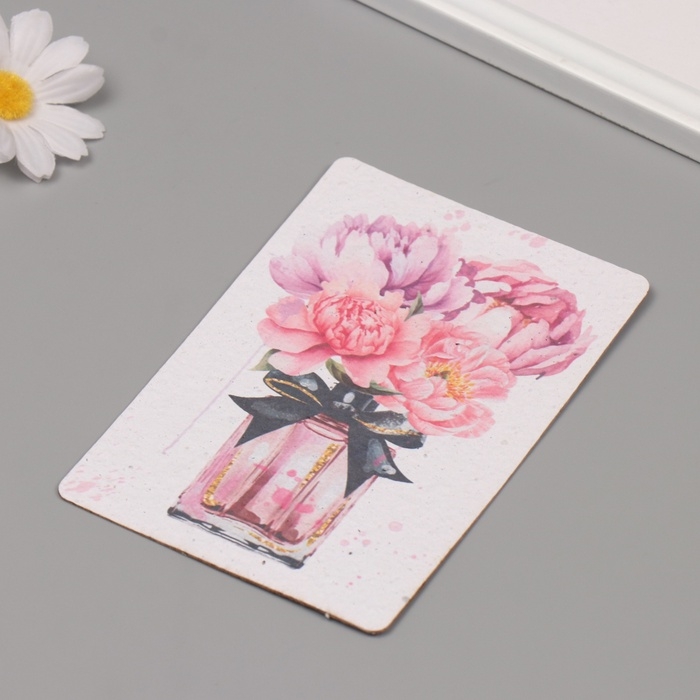 Растущая открытка Растущая открытка "Пионы" 10*15 см