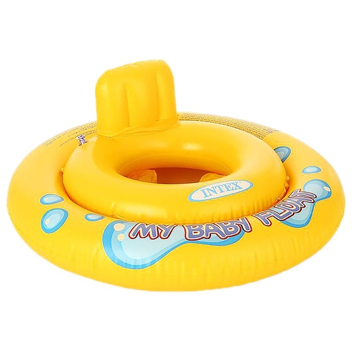 Круг для плавания My baby float, с сиденьем, d=67 см, от 1-2 лет, 59574NP INTEX Круг для плавания My baby float, с сиденьем, d=67 см, от 1-2 лет, 59574NP INTEX