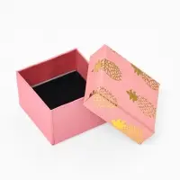 Коробочка подарочная под кольцо, серьги &laquo;Ананасы&raquo;, 5&times;5 см, (размер полезной части 4.5&times;4.5 см), МИКС