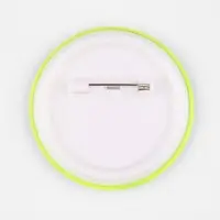 Светоотражающий значок &laquo;Удивлённый смайл&raquo;, d=5.8 см, жёлтый