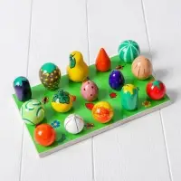 Счётный материал &laquo;Весёлая грядка&raquo;, набор 15 овощей