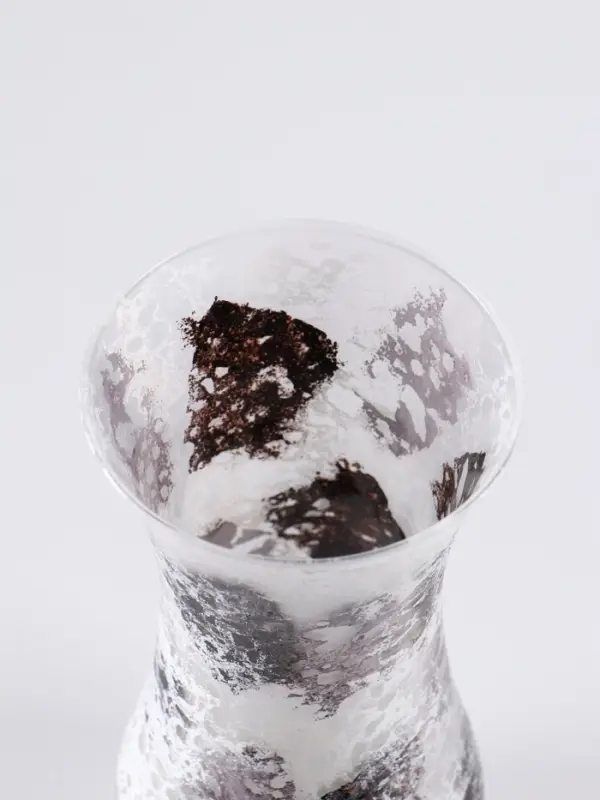 Ваза &laquo;Арианна&raquo;, туман, волна, h=26 см, стекло