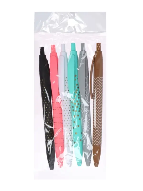 Ручка шариковая Calligrata, автоматическая, синий стержень, узел 0.5 мм, корпус прорезиненный, МИКС