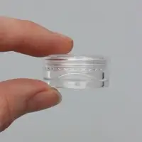 Органайзер для хранения мелочей, 12 баночек, 12&times;9&times;2 см, d=2.8&times;1.5 см, 2 мл, прозрачный