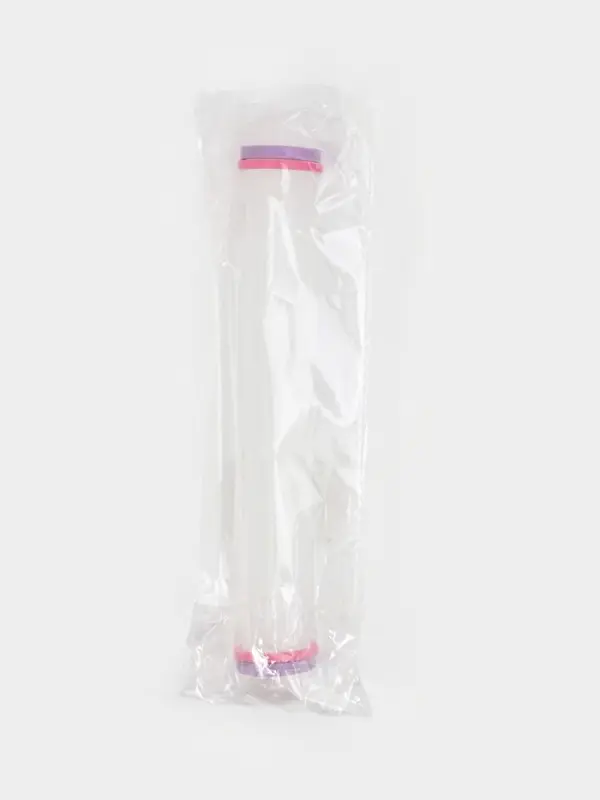 Скалка для теста с ограничителями кондитерская KONFINETTA, 23&times;3 см, пластик, белая