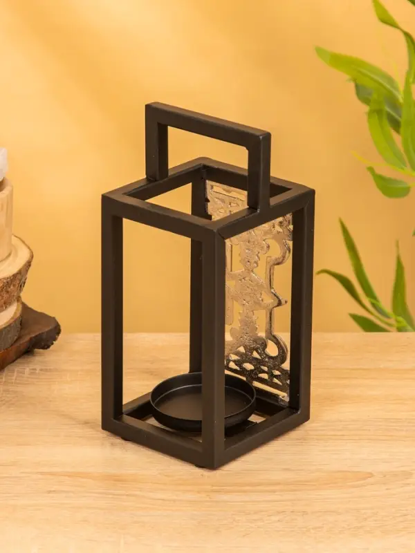 Подсвечник фонарь  Подсвечник фонарь "Геральдика" 11х11х24,5 см, d 7,5 см, алюминий, железо