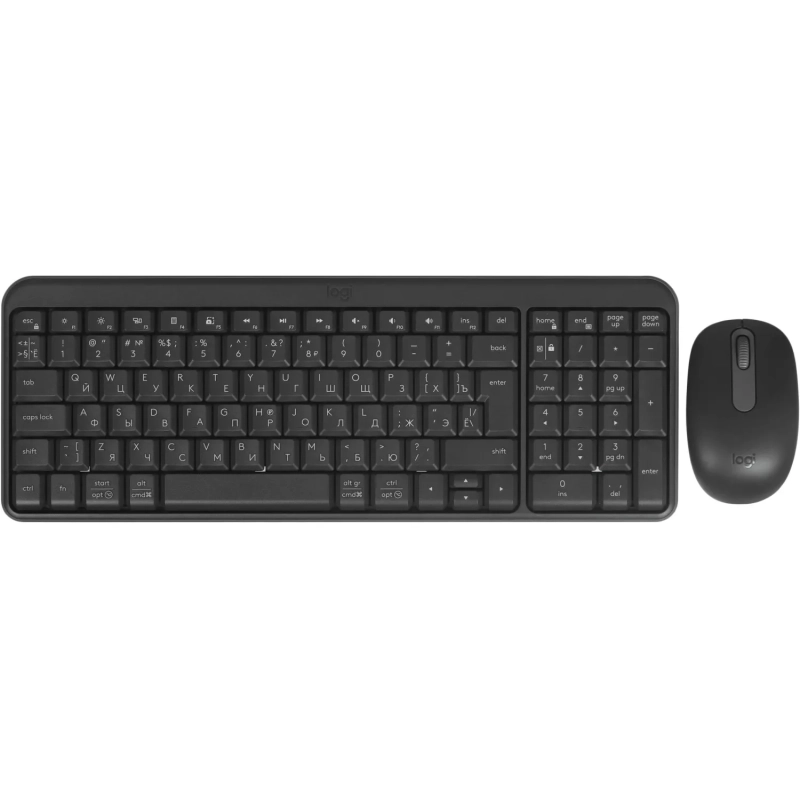 Набор клавиатура+мышь Logitech MK250 BT Graphite рус,беспроводн(920-013853)