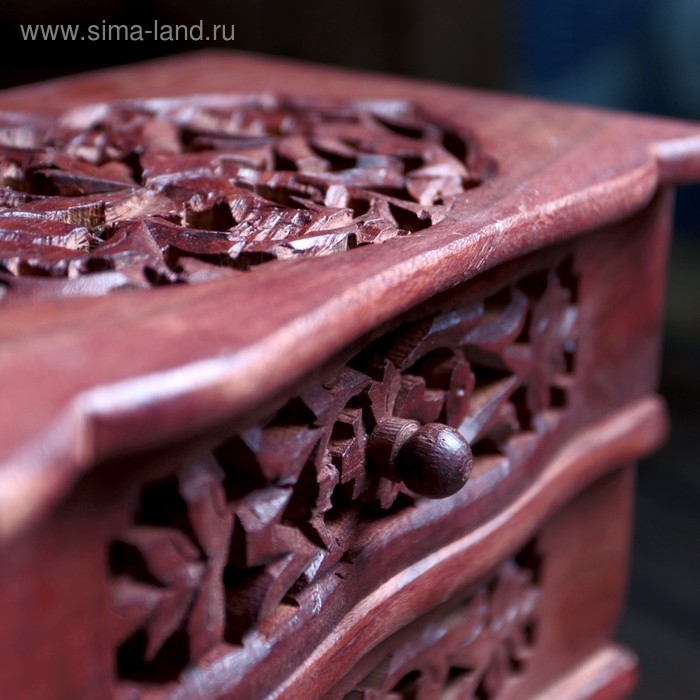 Шкатулка-комод дерево  Шкатулка-комод дерево "Резная" 23,5х13х29 см