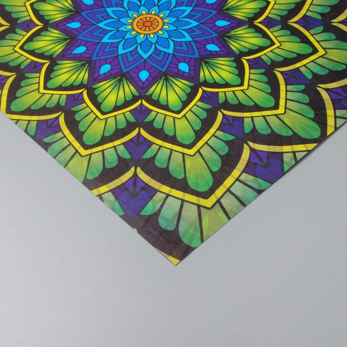 Бумага д/скрапа двусторонняя  Бумага д/скрапа двусторонняя "Эклектика серебро и мехенди" 180 гр набор 5 шт 30,5х32см