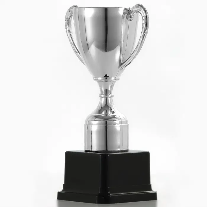 Кубок 113, наградная фигура, серебро, подставка пластик, 17.7 см