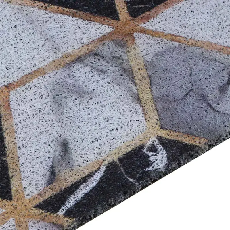 Коврик придверный тм VETTA Print, ПВХ, 44х74 см, 3 дизайна, резиновая подложка