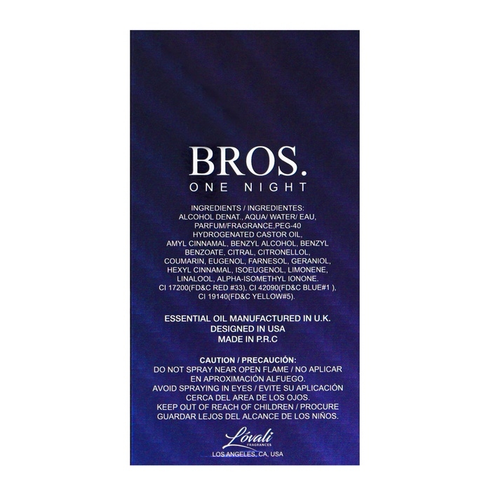 Туалетная вода мужская BROS ONE NIGHT OBSCURE (по мотивам Hugo Boss Bottled Night), 100 мл 1070975 Туалетная вода мужская BROS ONE NIGHT OBSCURE (по мотивам Hugo Boss Bottled Night), 100 мл 1070975