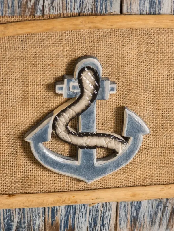 Панно плетёное «Якорь», 25×4×55 см