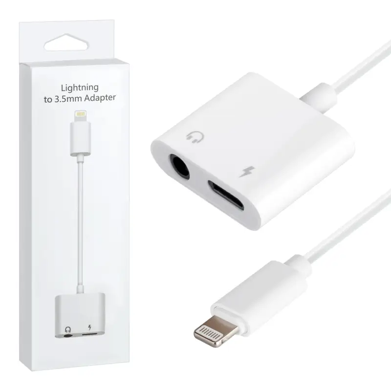 Переходник iPh на 3.5mm Jack NO LOGO (384 шт/кор)