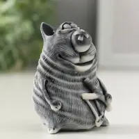 Сувенир "Кот хулиган с рогаткой" 7 см