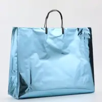 Пакет подарочный ПВХ, голография, голубой, пластиковая ручка, 44×33×12 см Пакет подарочный ПВХ, голография, голубой, пластиковая ручка, 44×33×12 см
