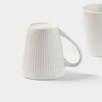 Набор кружек Magistro Edne, 300 мл, 2 шт., фарфор, белый