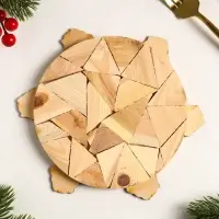 Подставка под горячее Лошадь маленькая, 20см, можжевельник