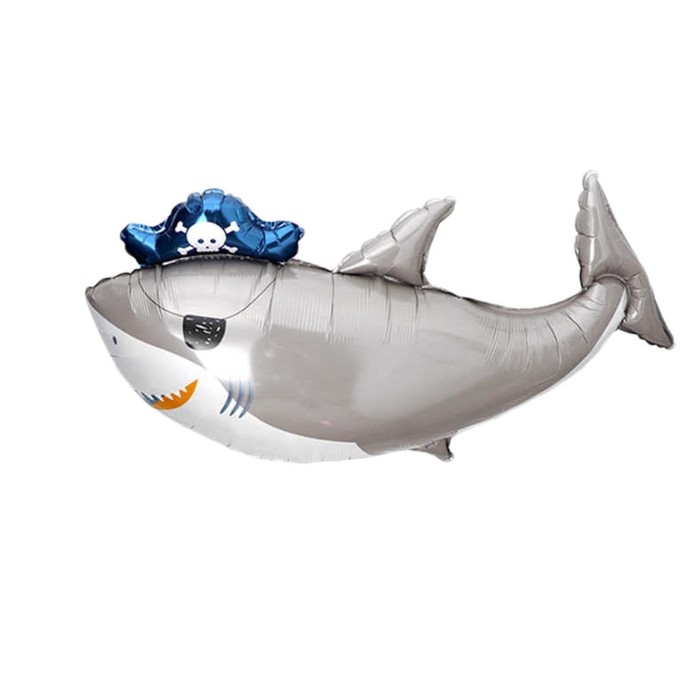 Шар фольгированный 32 Шар фольгированный 32" «Акула-пират»