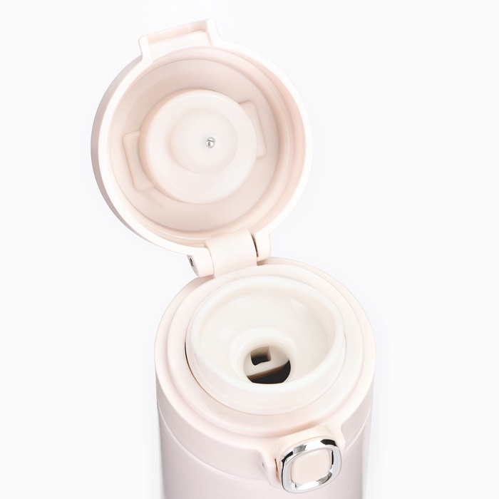 Термокружка, 420 мл, Simple Life is beauty, сохраняет тепло 8 ч, термометр Термокружка, 420 мл, Simple Life is beauty, сохраняет тепло 8 ч, термометр