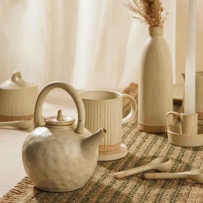 Заварочный чайник SL Home &laquo;Виенто&raquo;, 650 мл, 15&times;12&times;16.5 см, керамика, бежевый